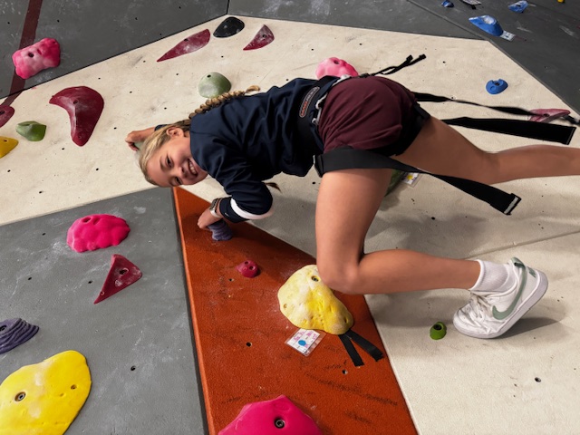 climbing at the Rec