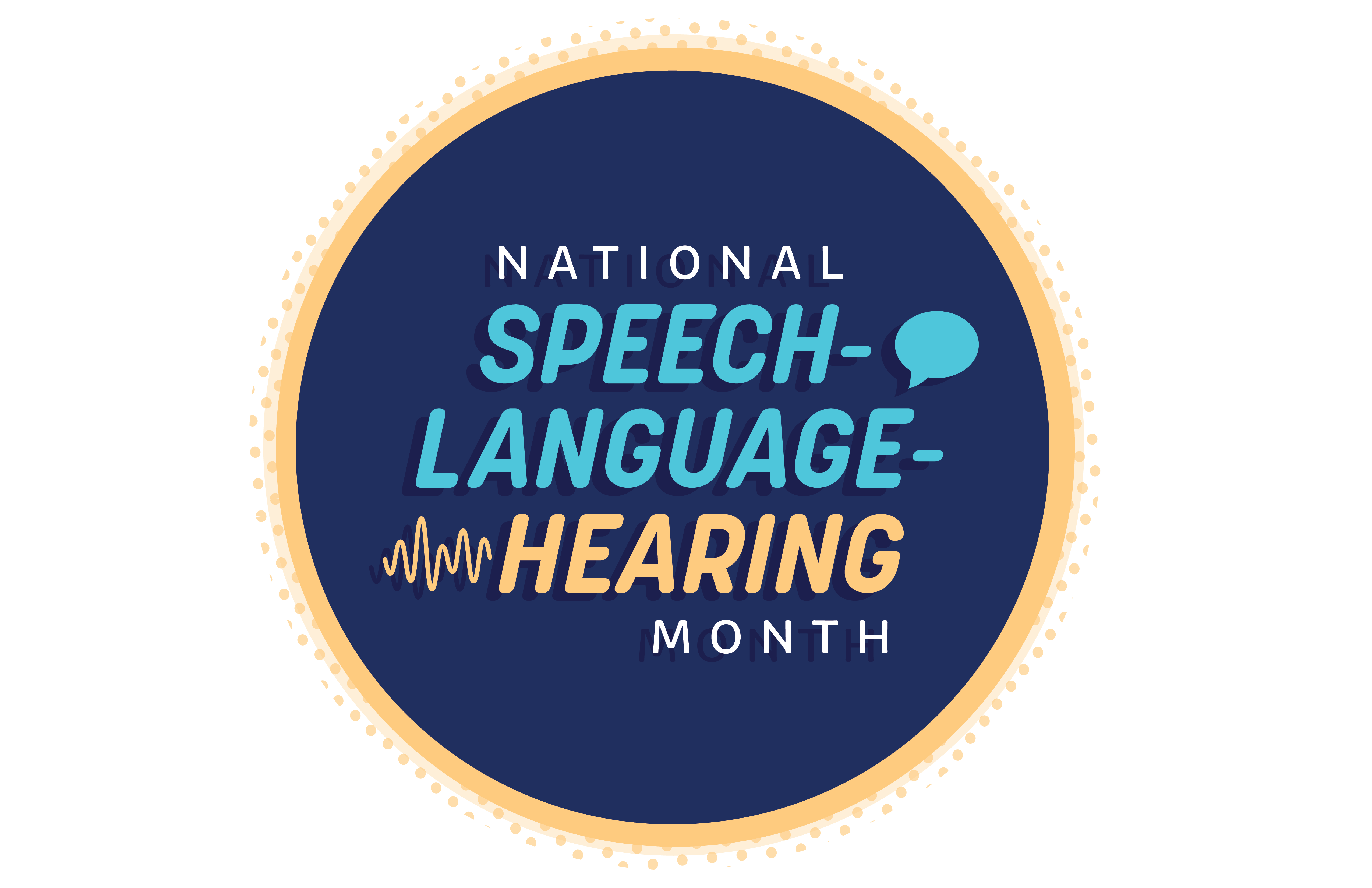  National Speech-Language-Hearing Month Logo