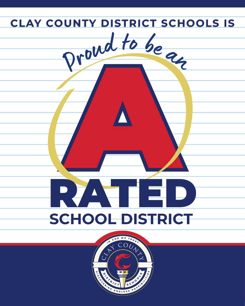 Graphic showcasing that CCDS is and A Rated School District