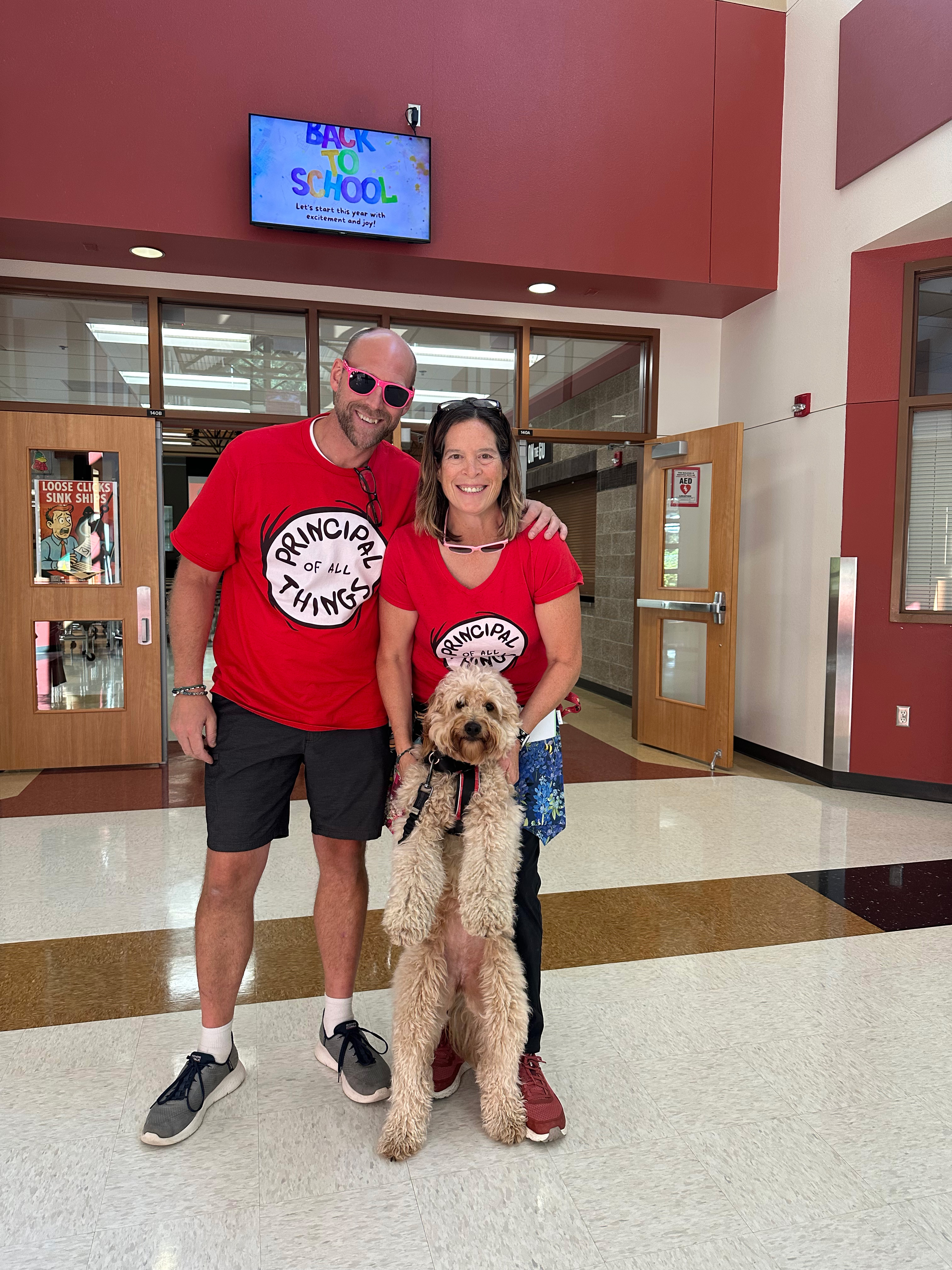 Amboy Principal Nick Krause and Assistant Principal Lori Walker