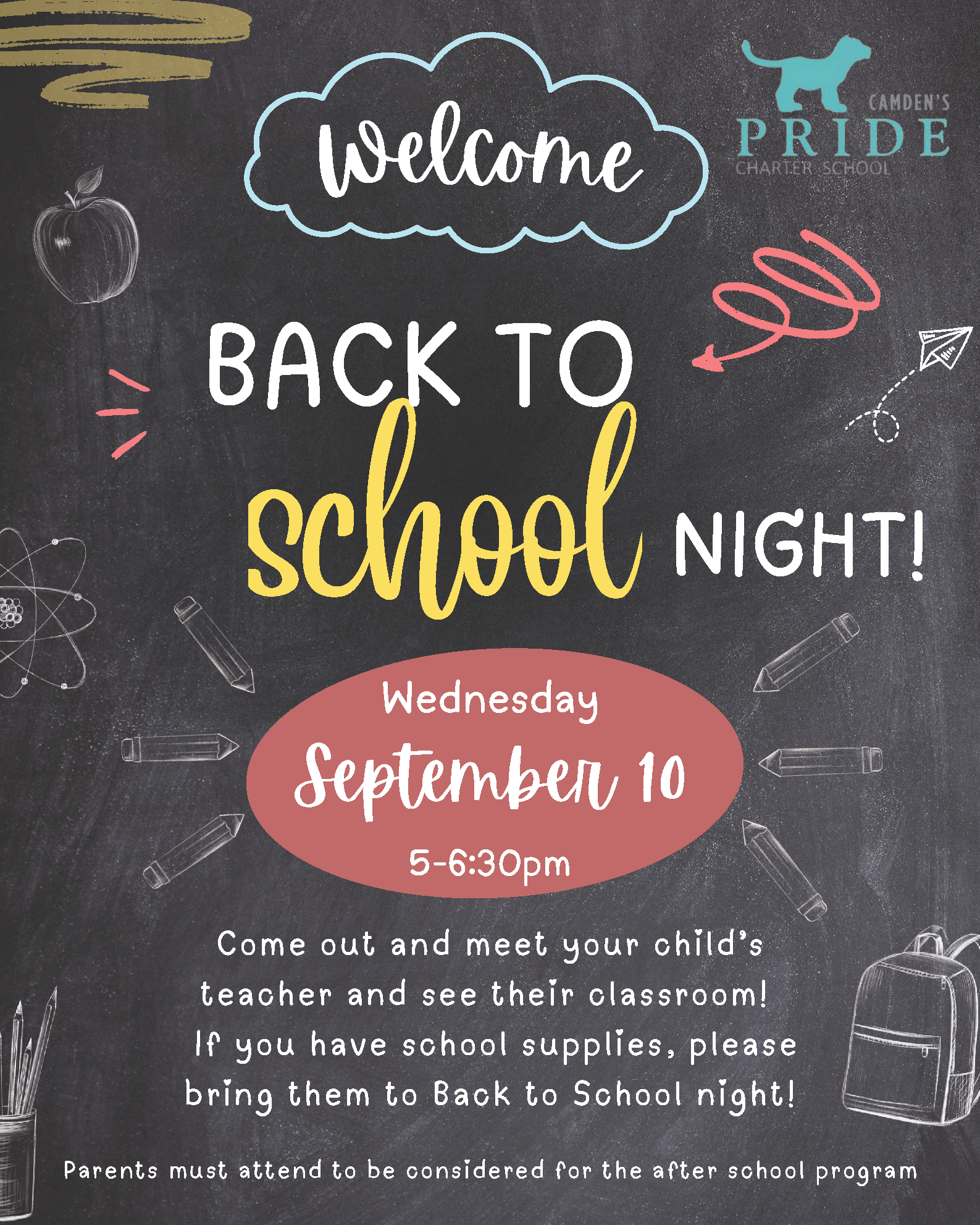 Pride Back to school Night