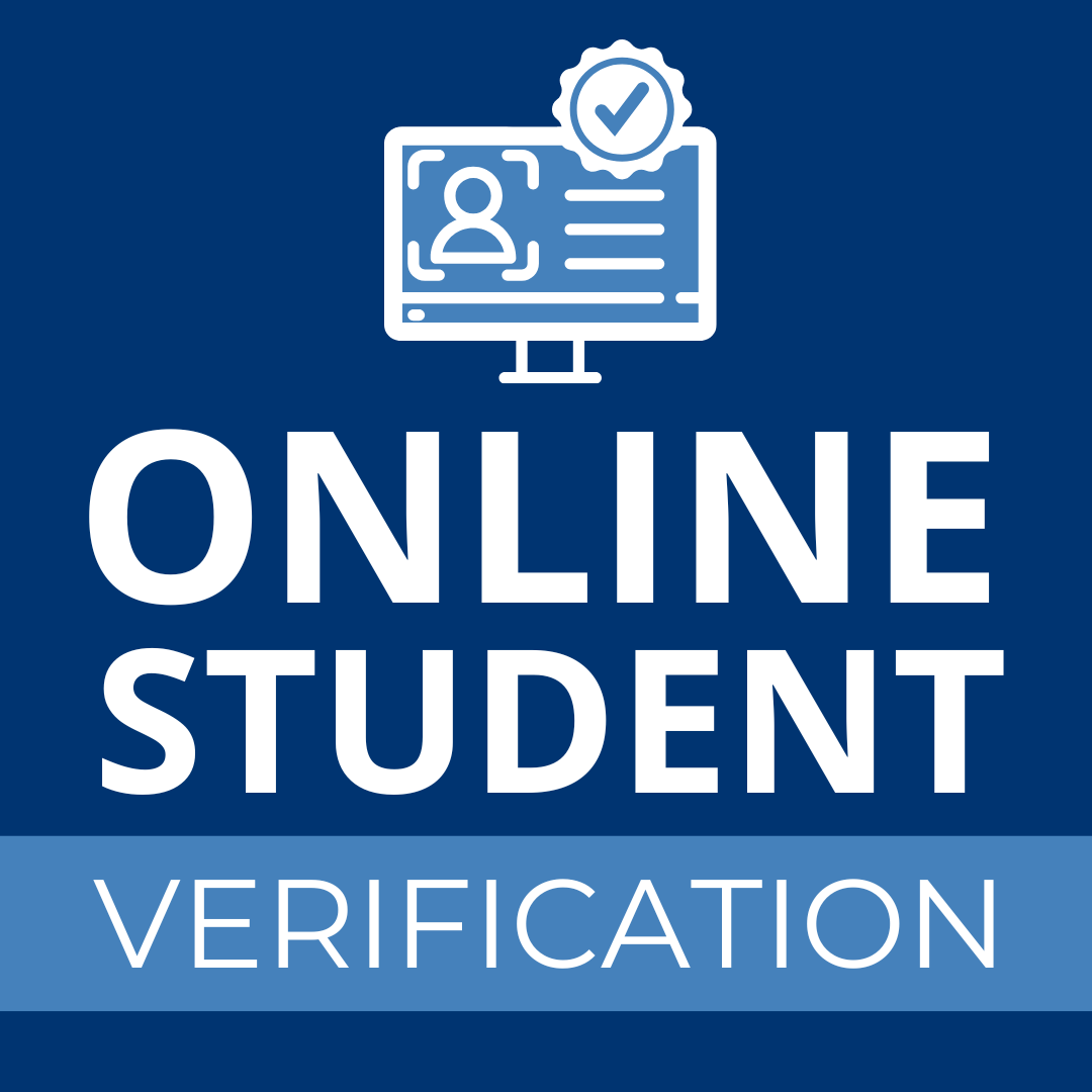 Online Student Verification with a checkmark