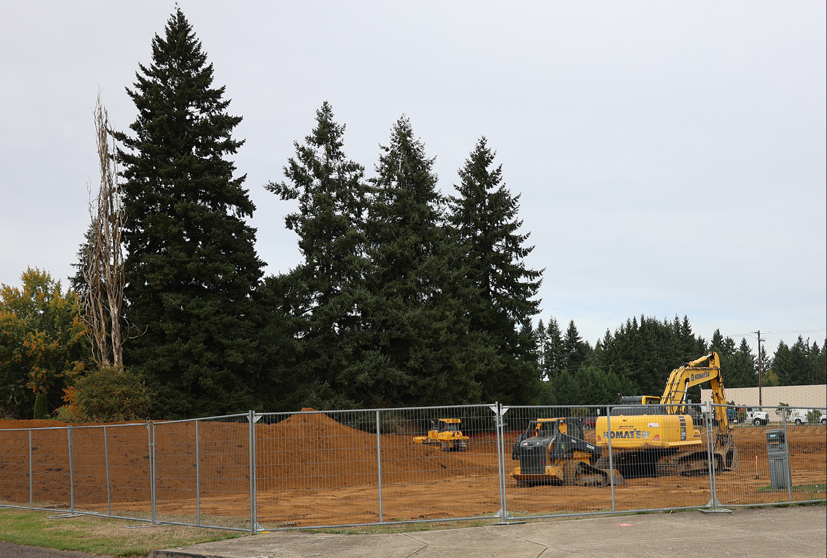 Construction on the new BGVA