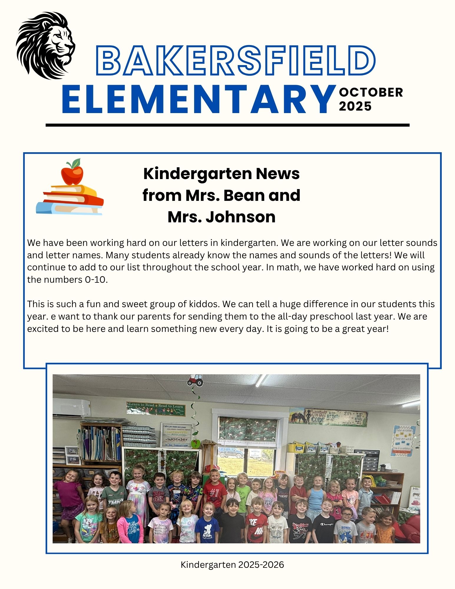 PAGE 1 OF NEWSLETTER