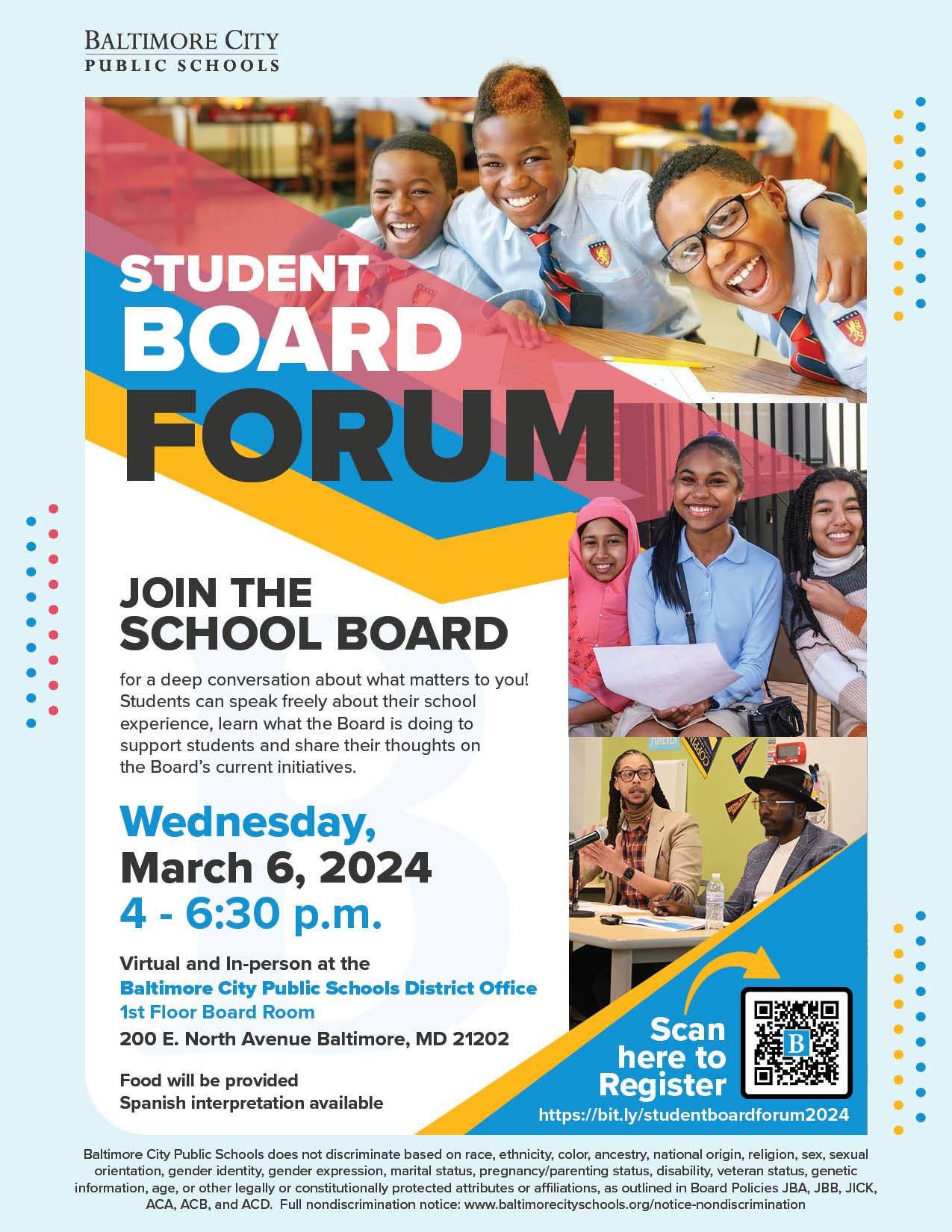 board forum flyer