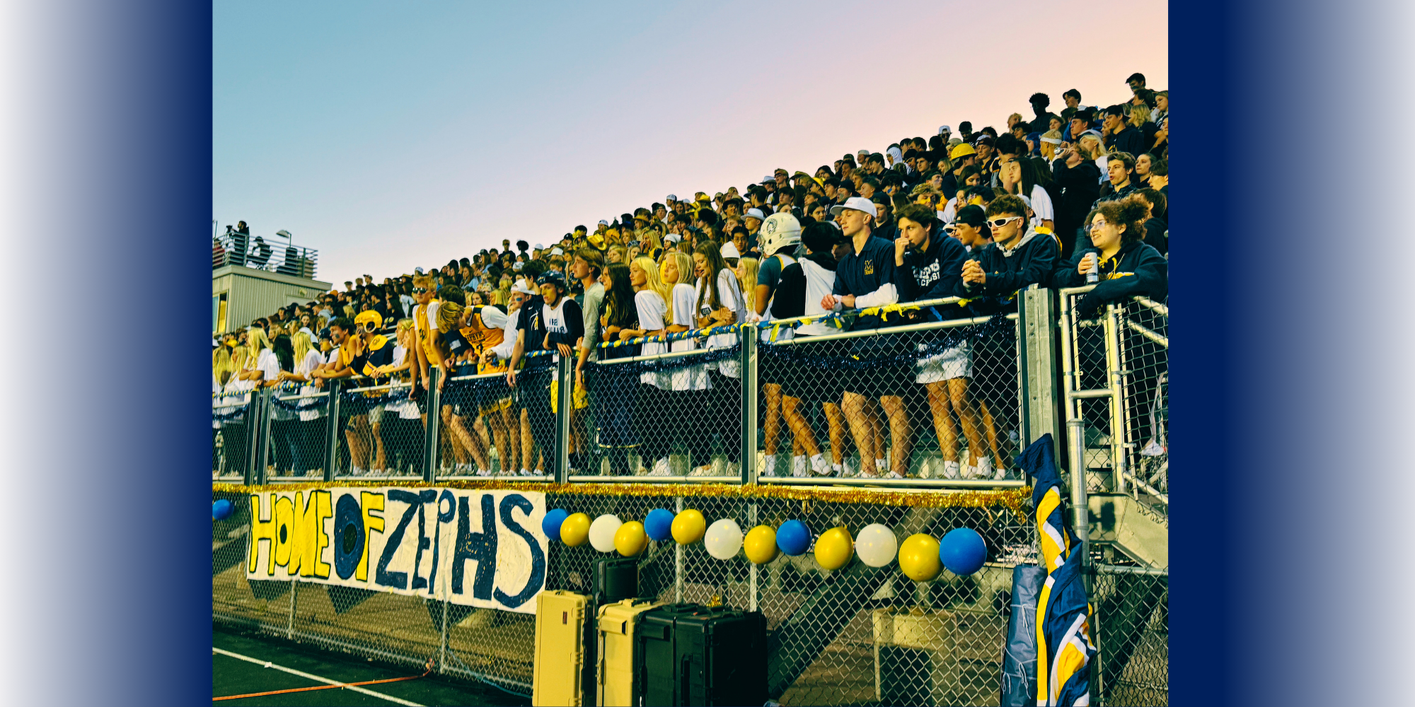 Football game students