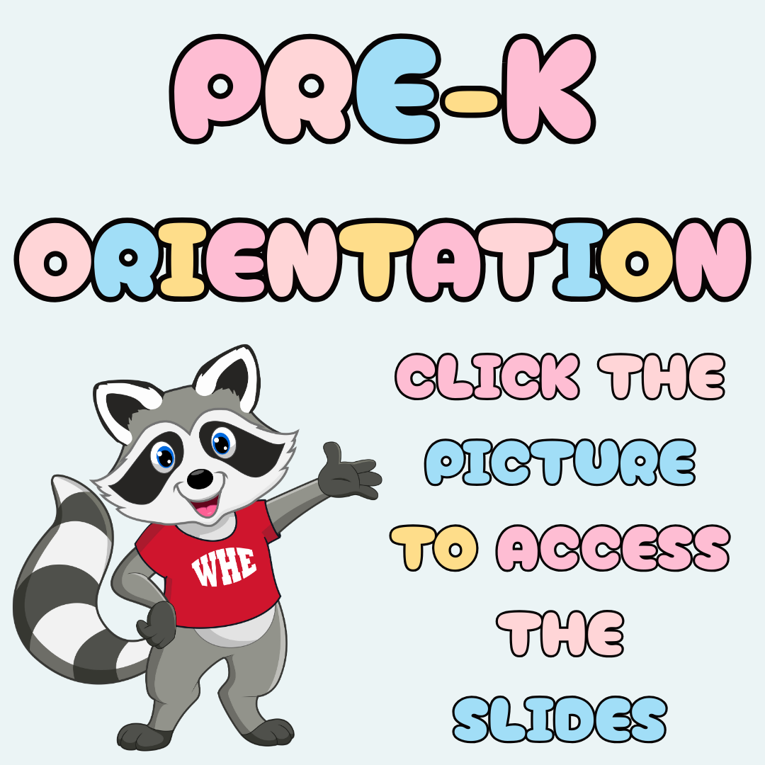 PREK orientation slides