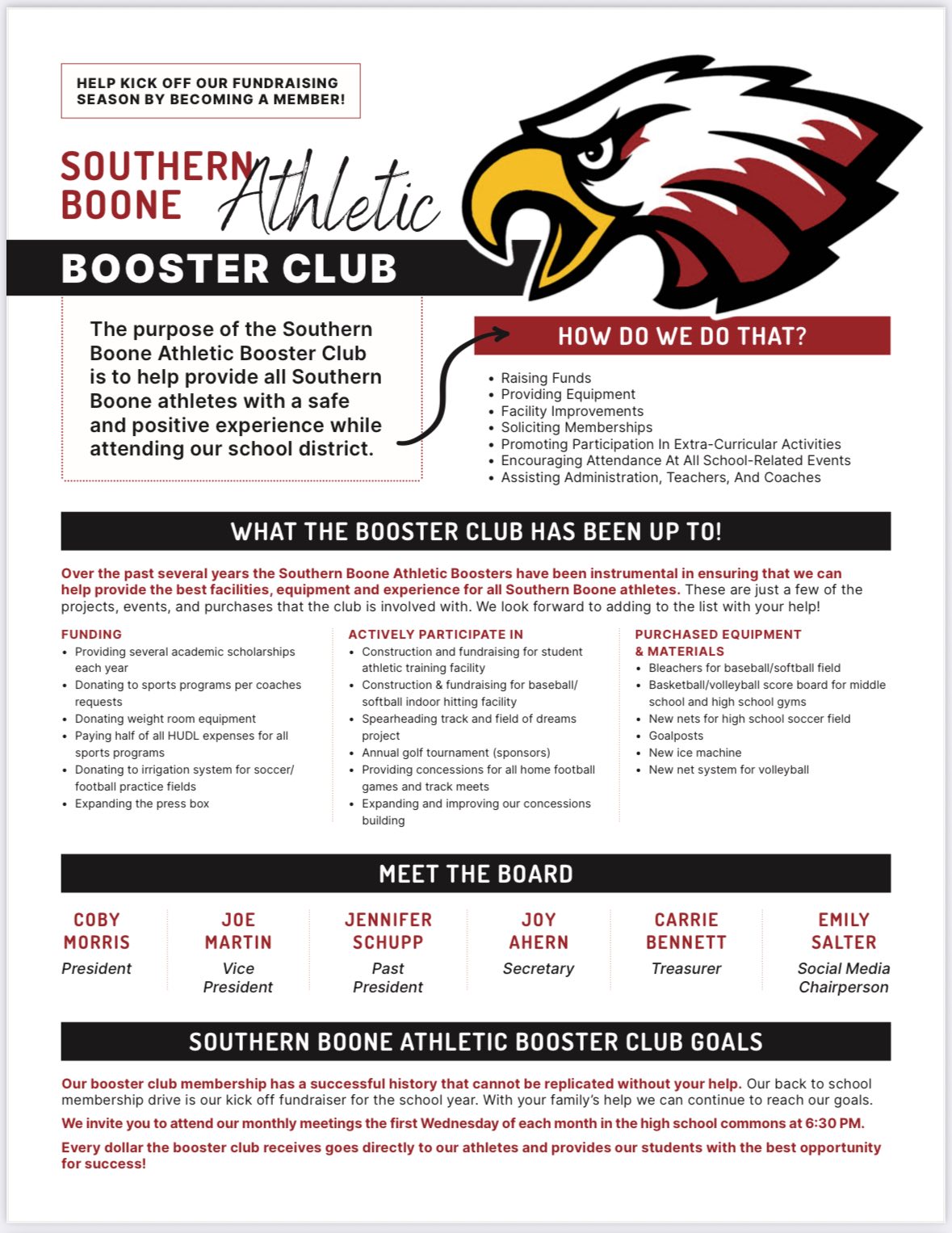 Booster Club Info