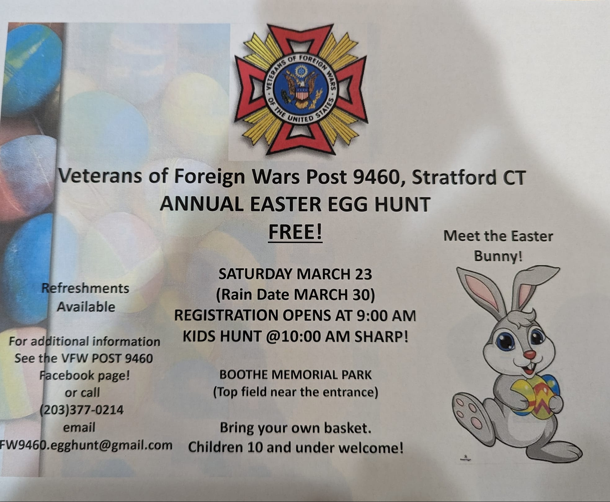 Veterans Easter Egg Hunt