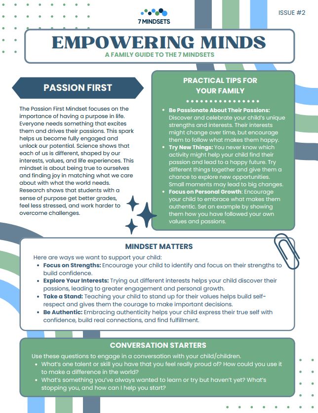 Passion First Family Resources