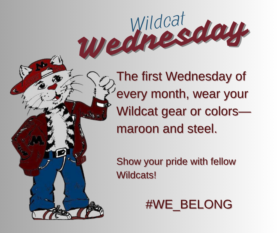 Wildcat Wednesday - 1st Wednesday of the Month