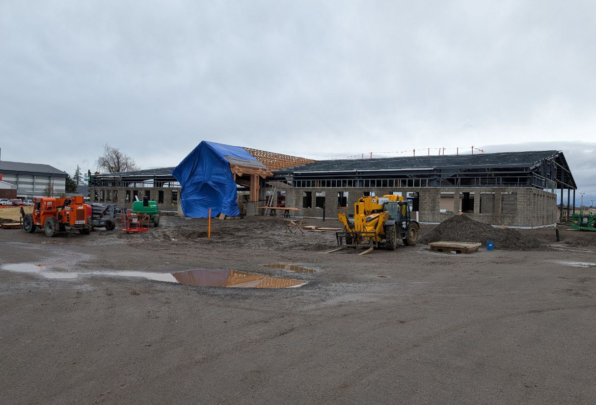 A building under construction