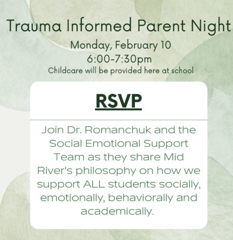 Trauma Informed Parent Night Flyer
