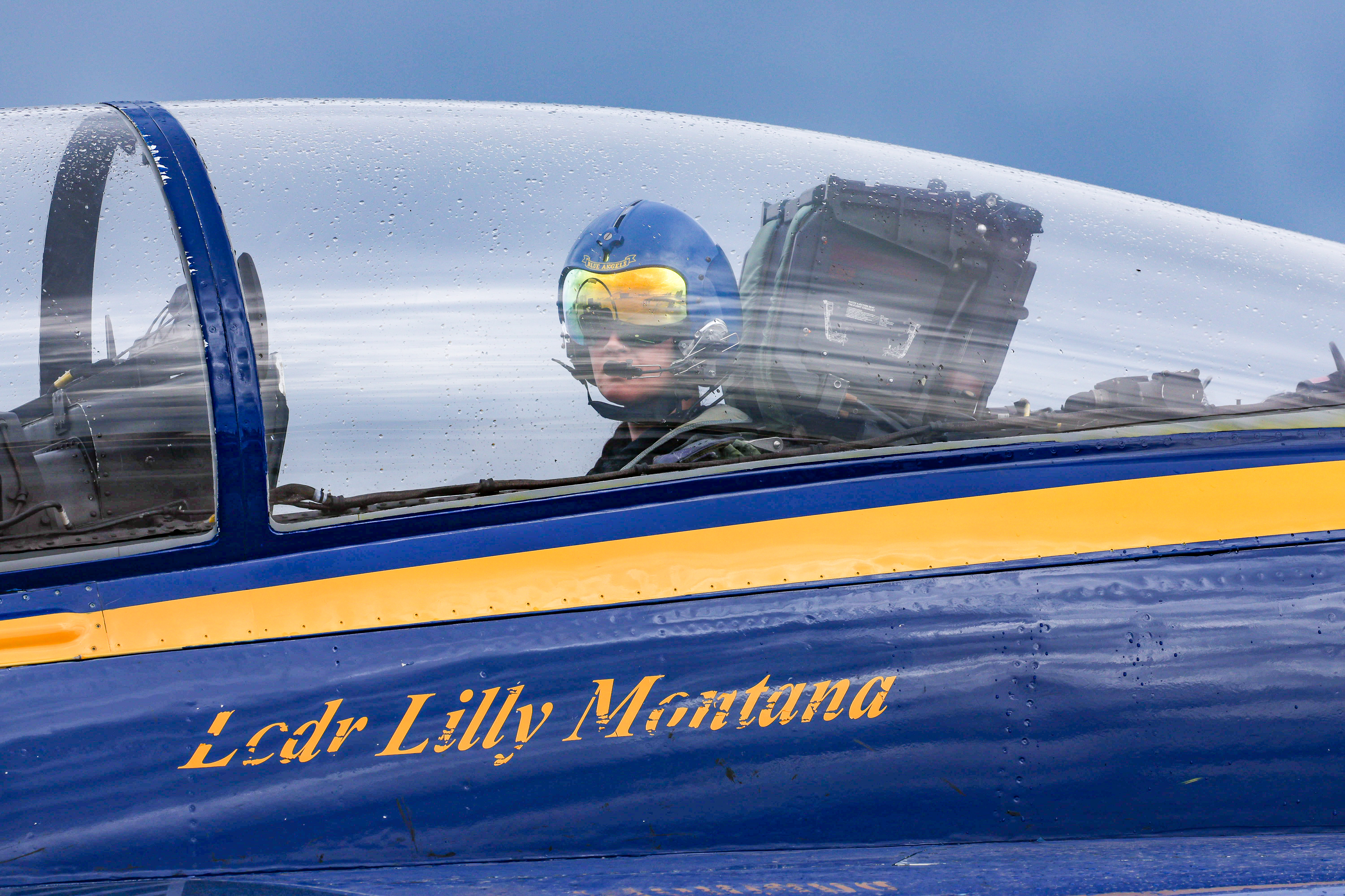 Liesa Klyn with Blue Angels
