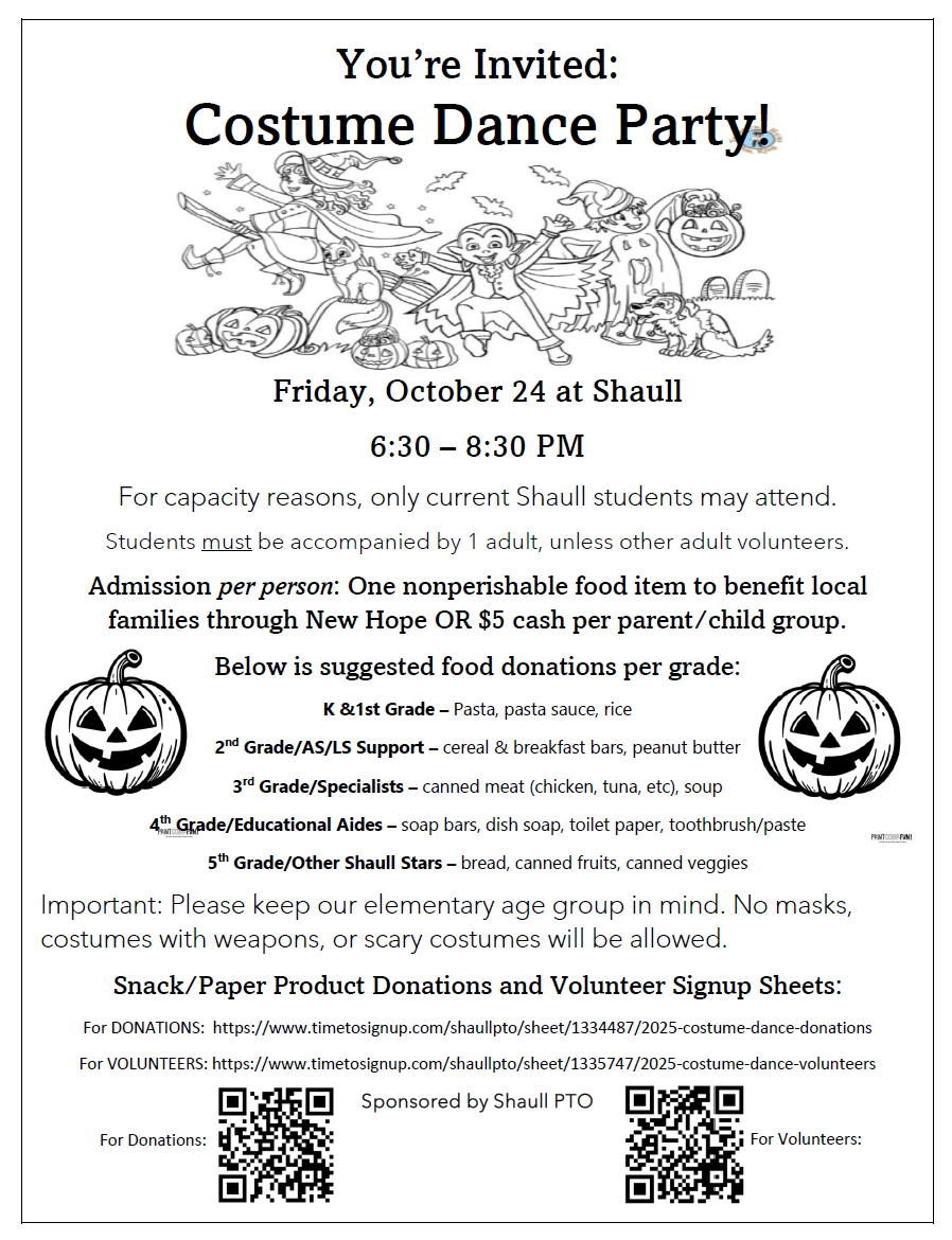 Costume Dance Flyer 2