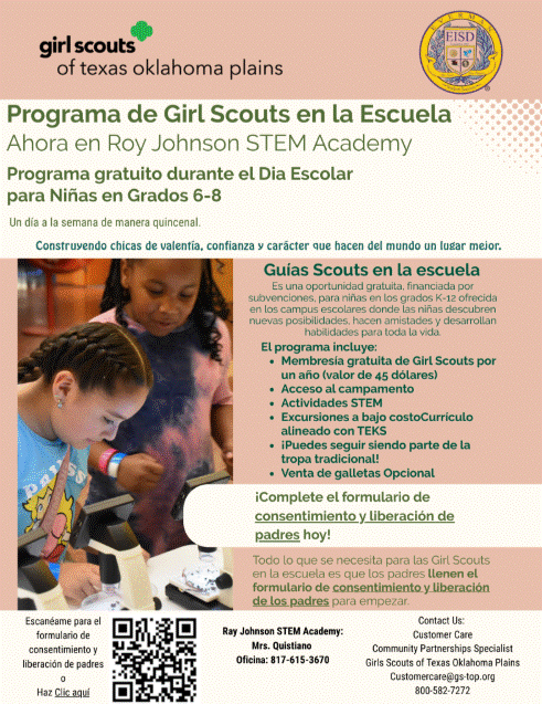 Girl Scouts at RJSA