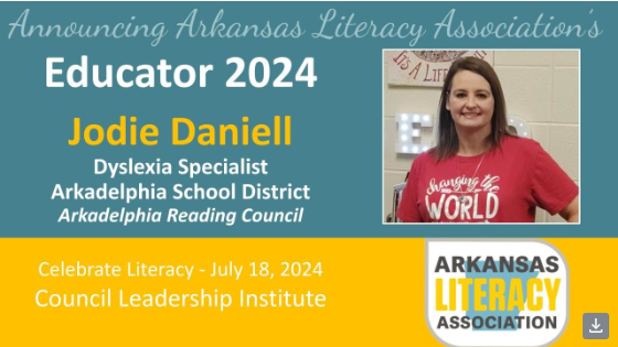 jodie daniell named ALA's educator of the year