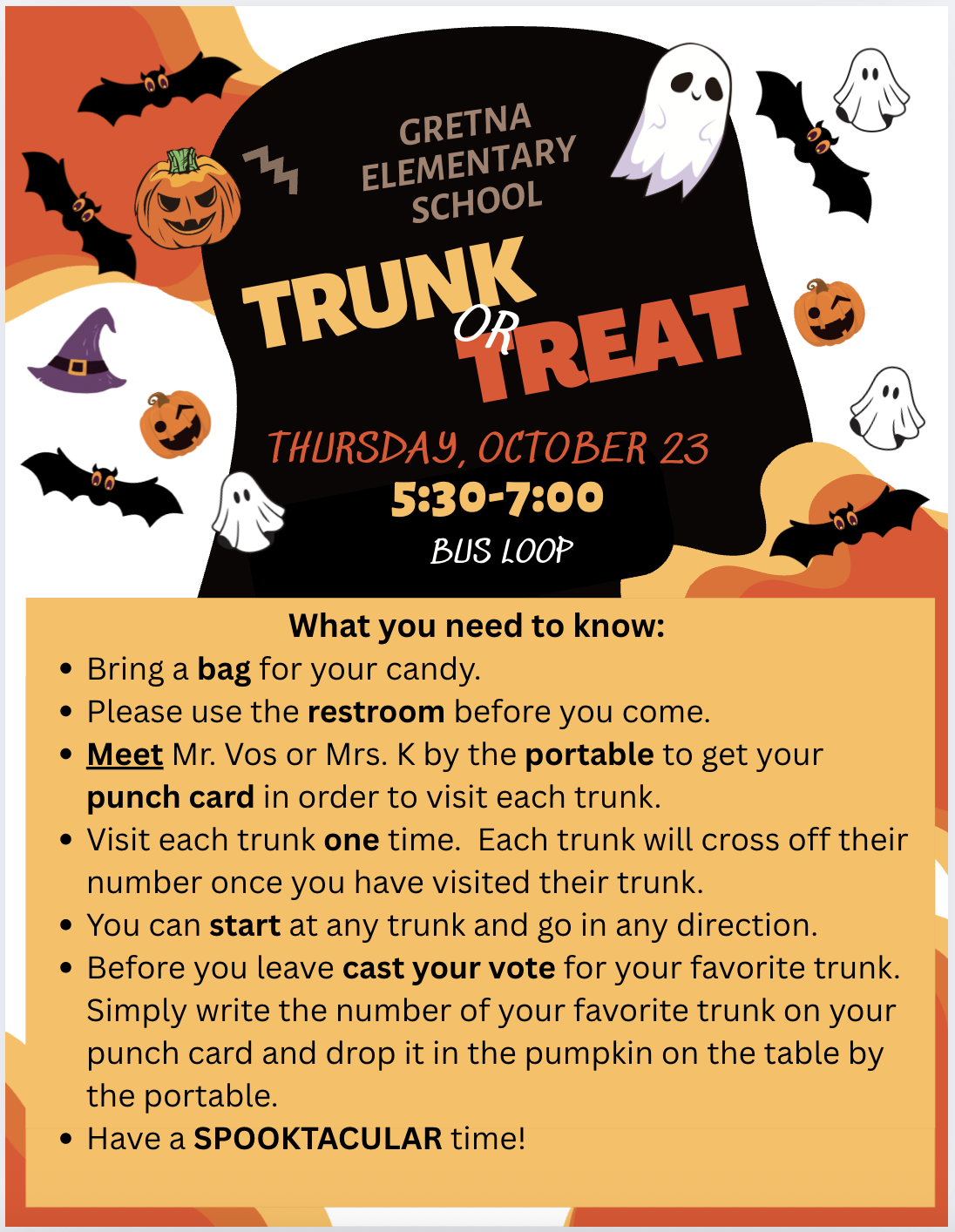 Trunk or Treat