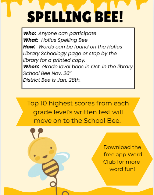 Hofius Spelling Bee
