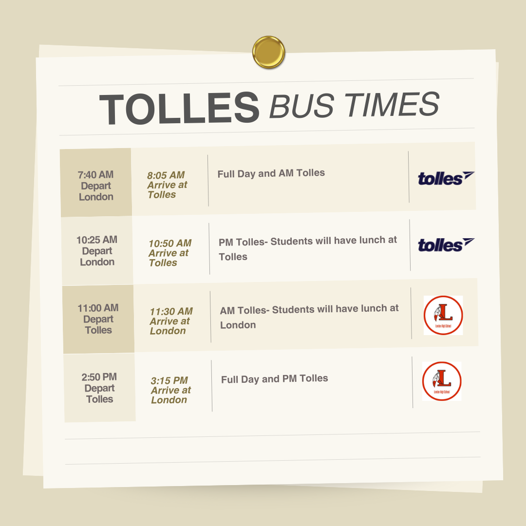 Tolles Bus Times