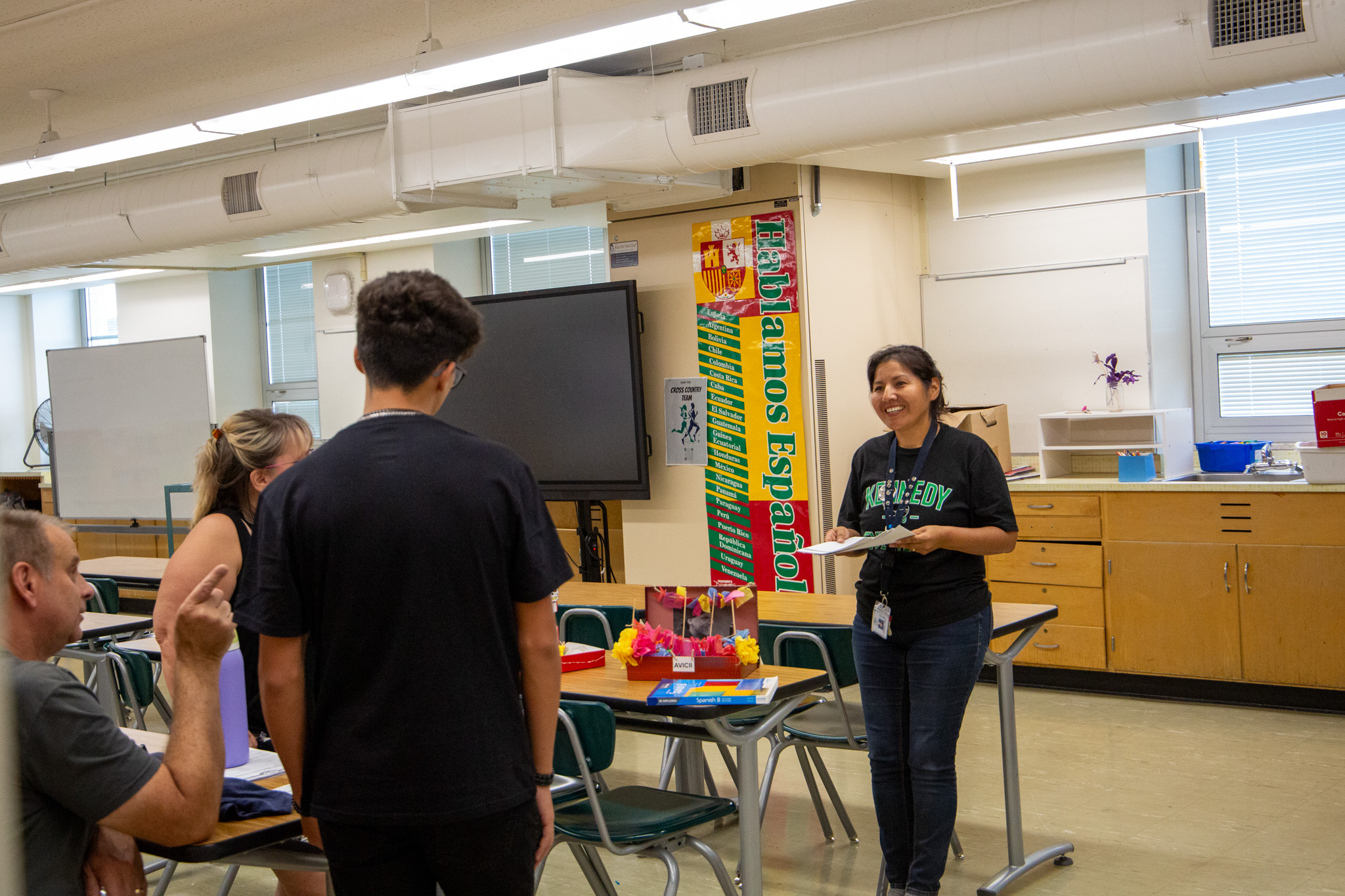 Families had the opportunity to meet their student's educators.