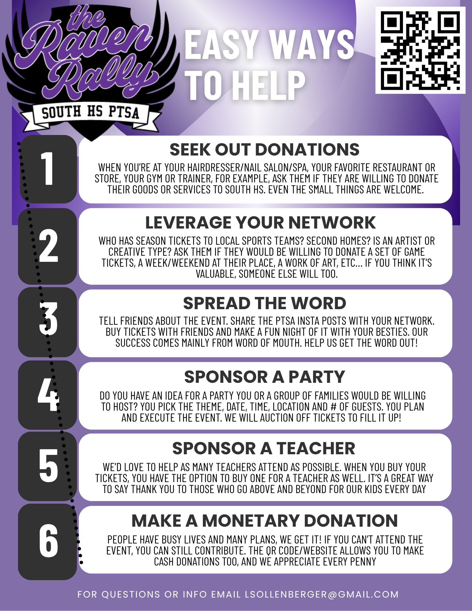 Raven Rally Donations