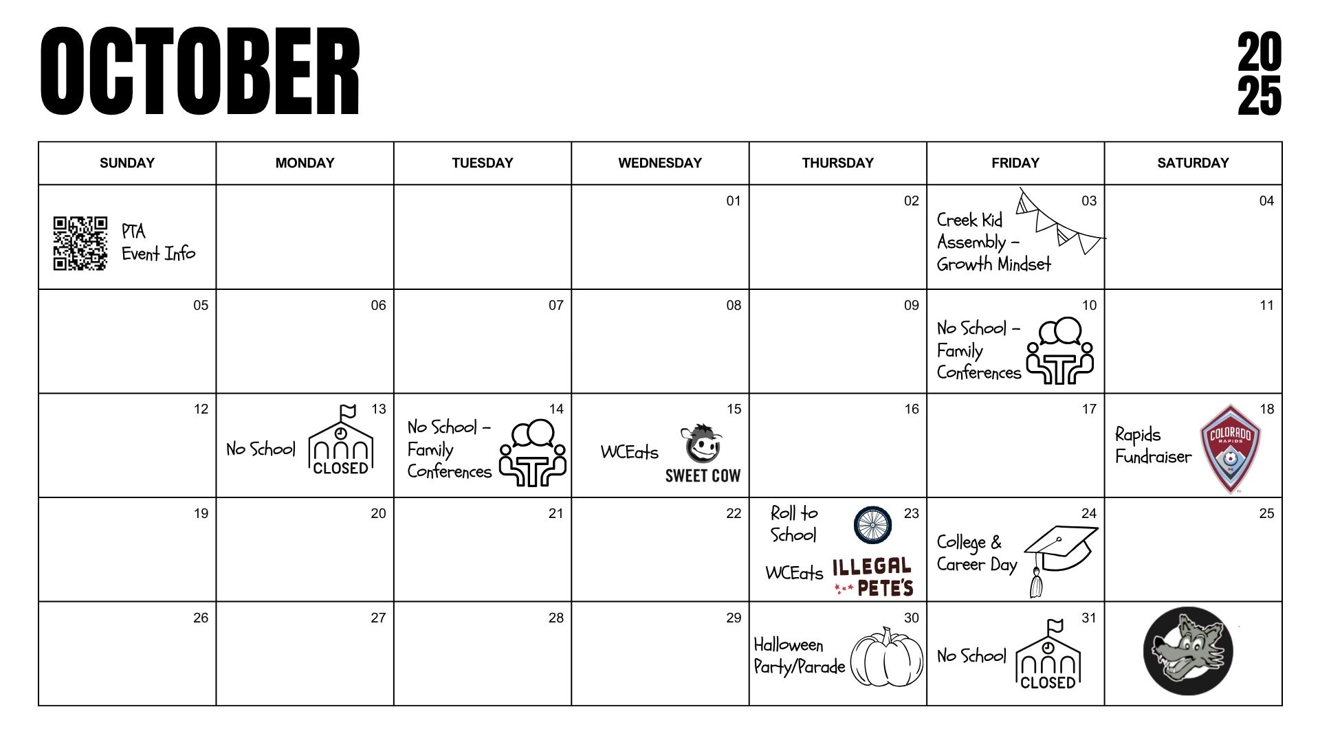 october 2025 calendar