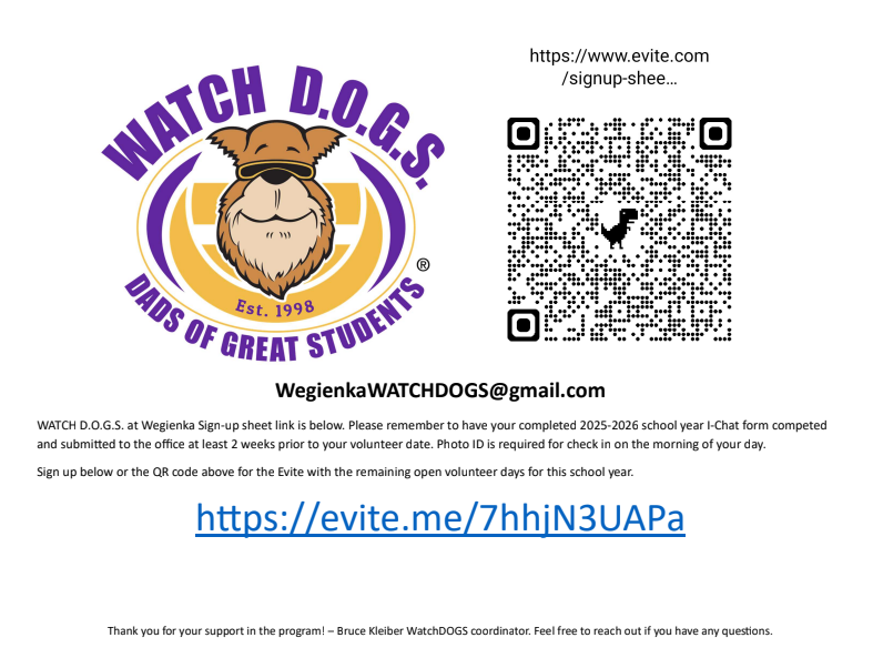 WatchDOG sign up