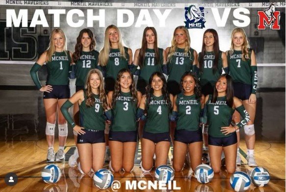 Varsity Volleyball Team Photo, Fall 2025