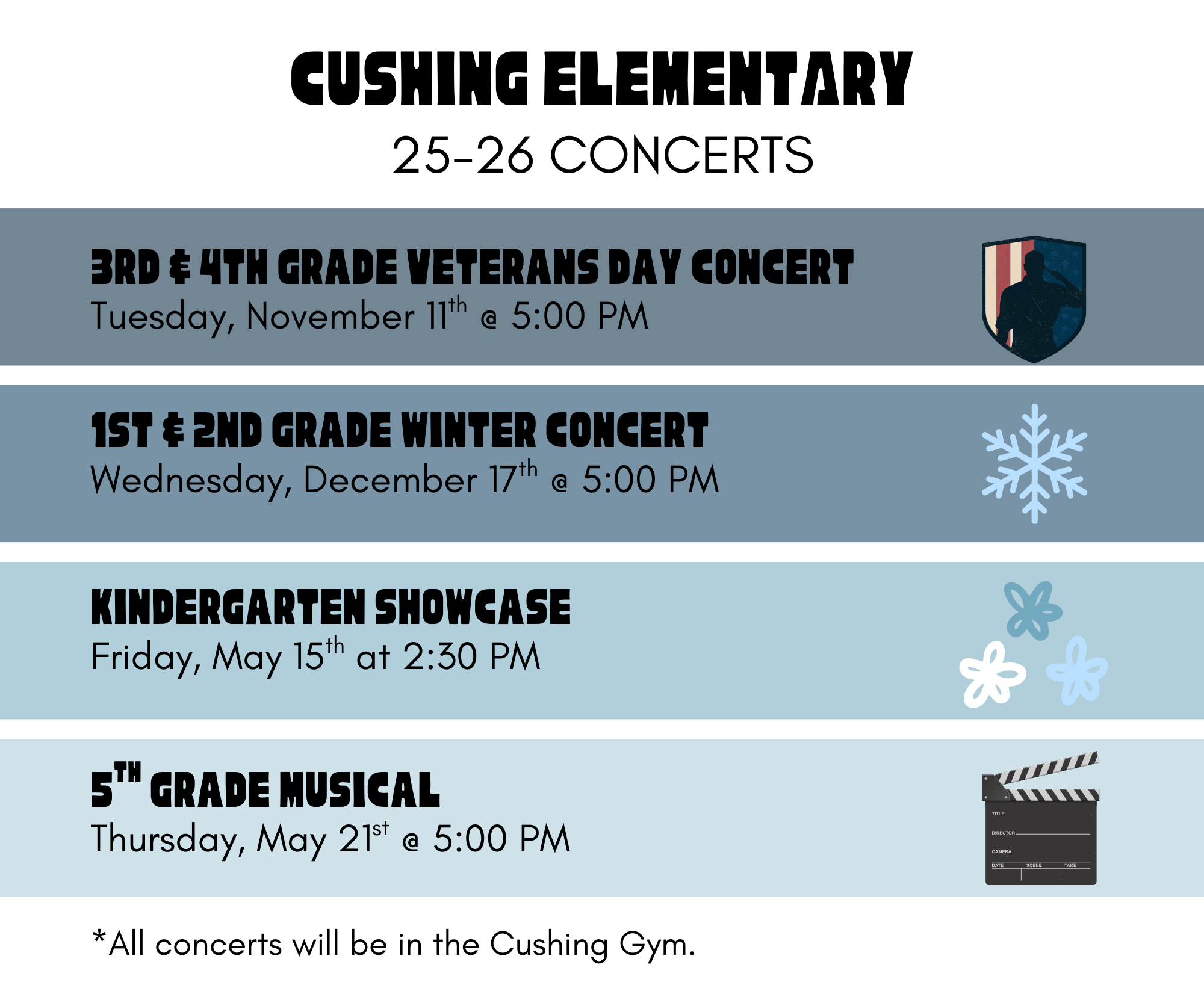 Cushing Concerts