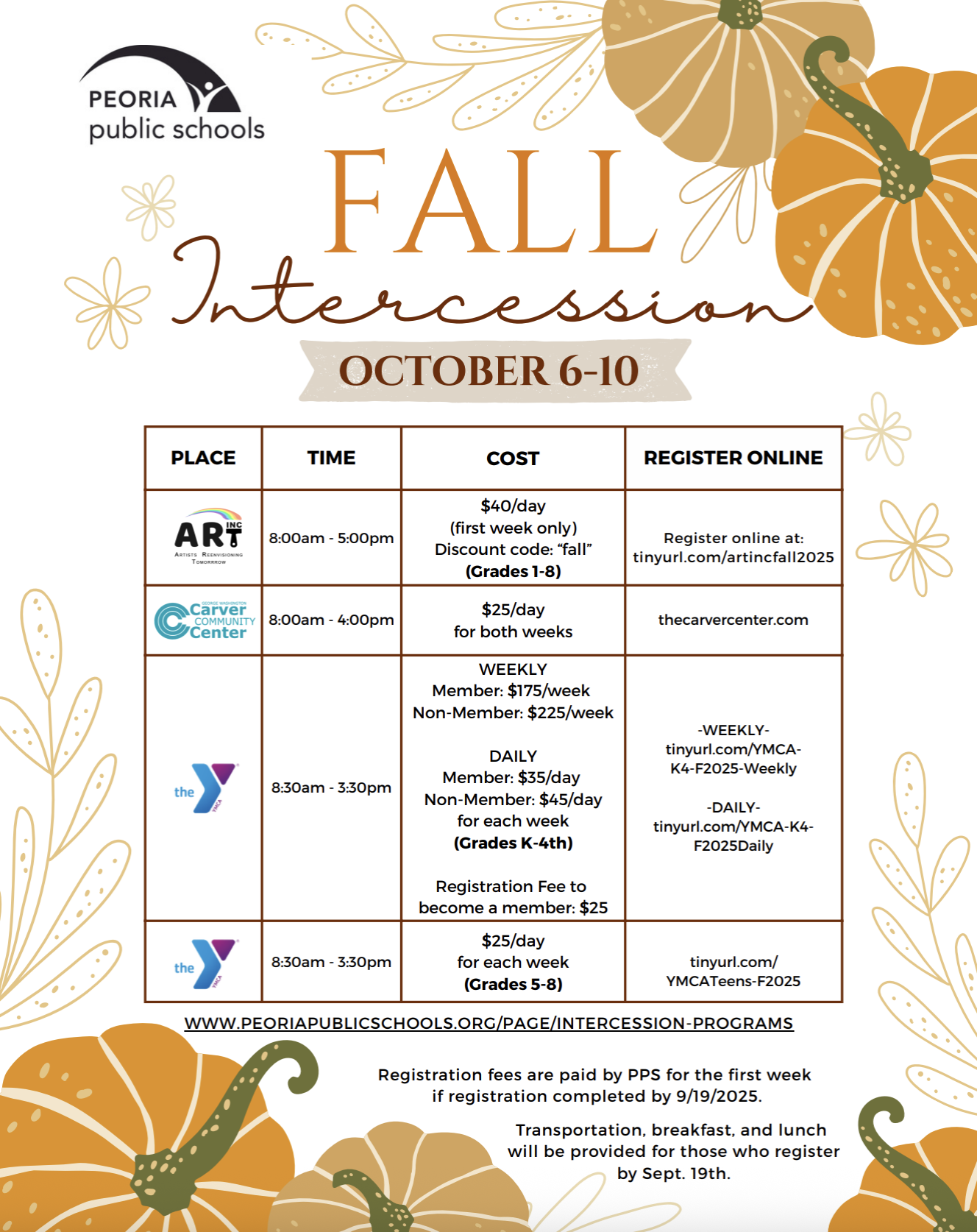 Fall Intersession