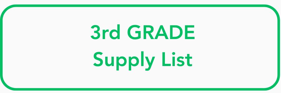 3rd Grade Supply List
