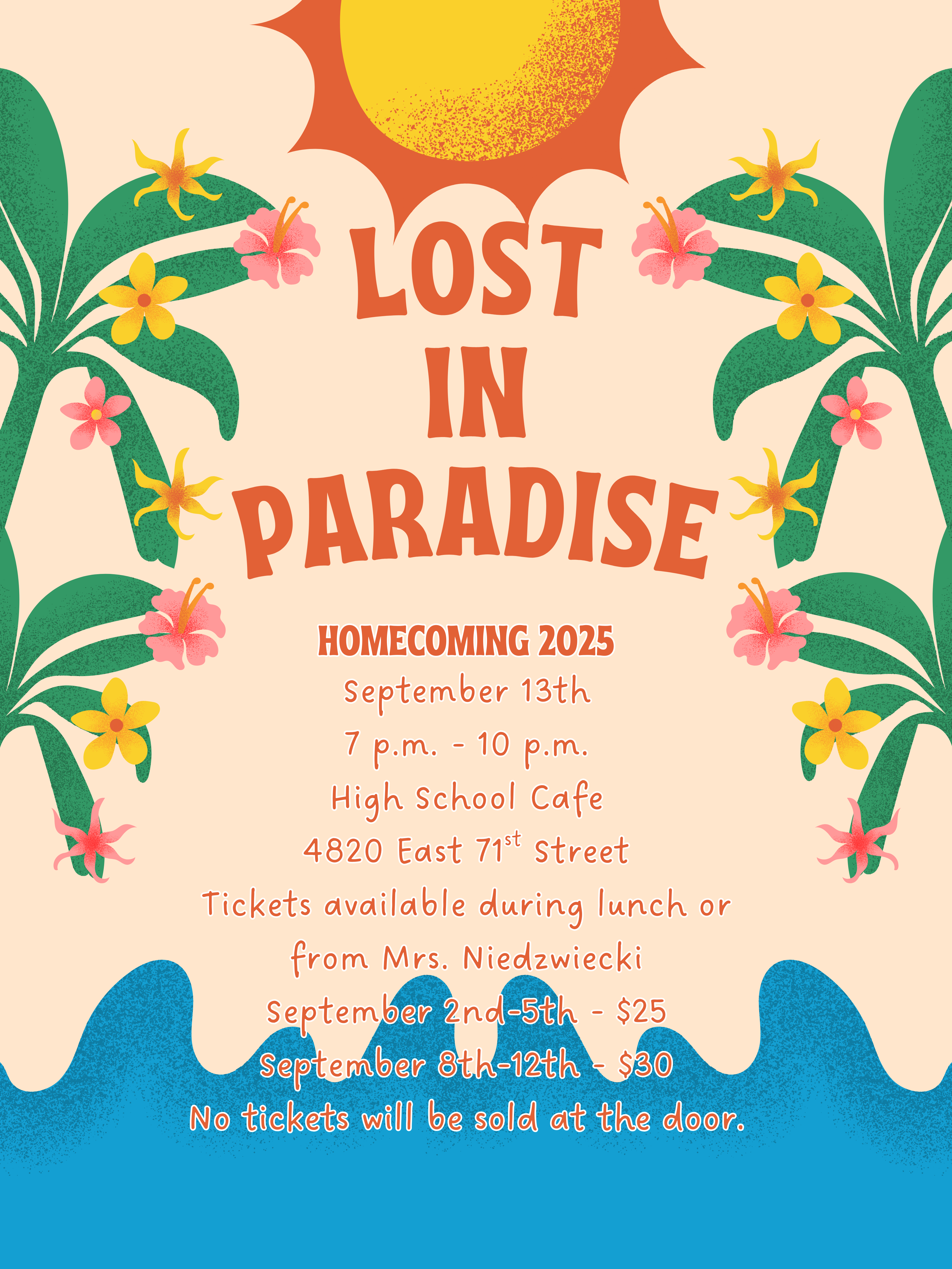 homecoming dance flyer