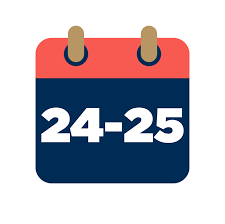 24-25 calendar icon