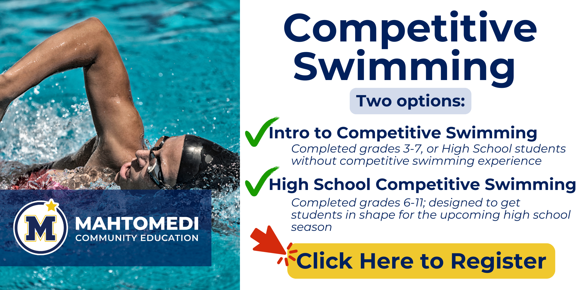 competitive swimming