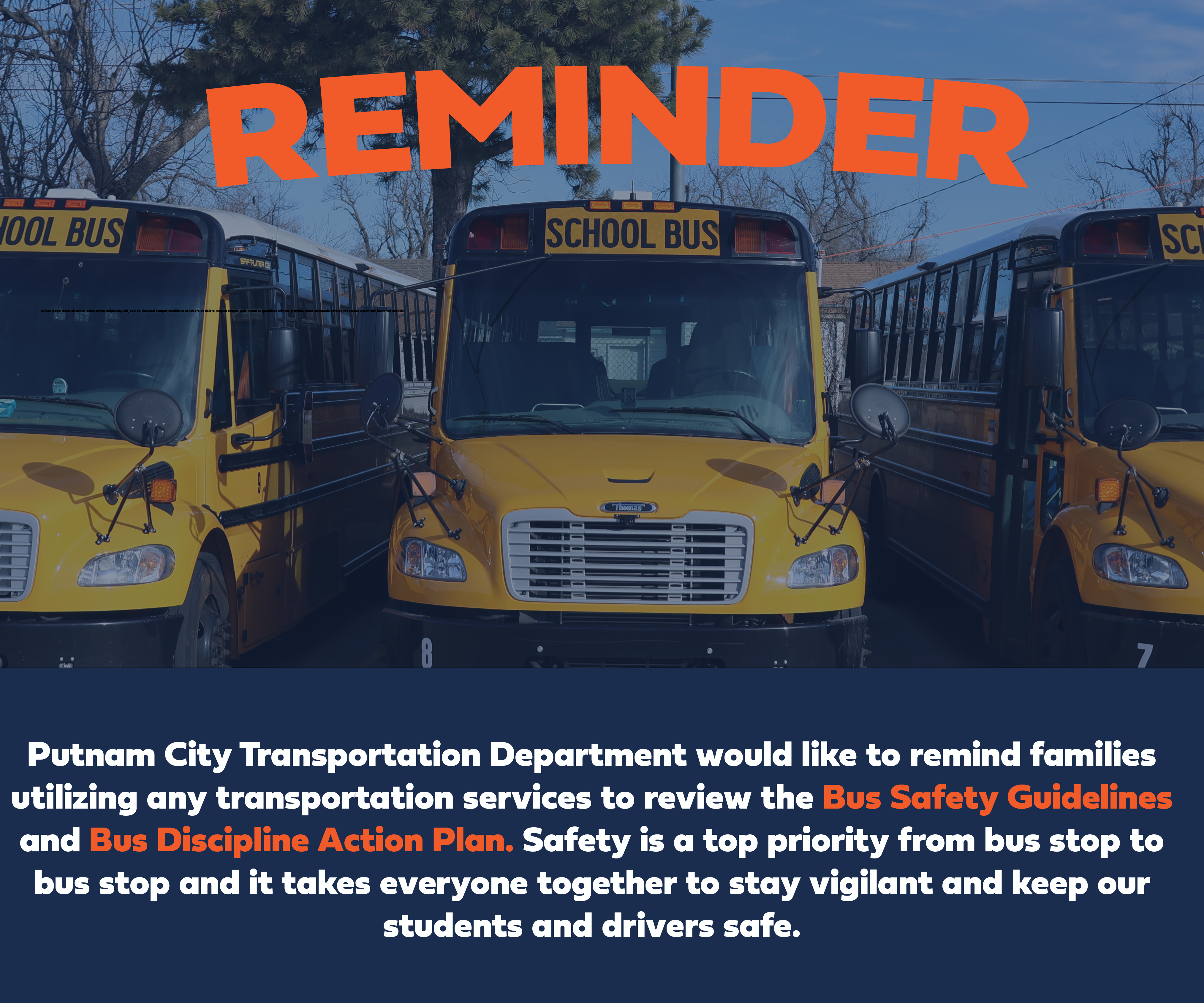 Bus reminder