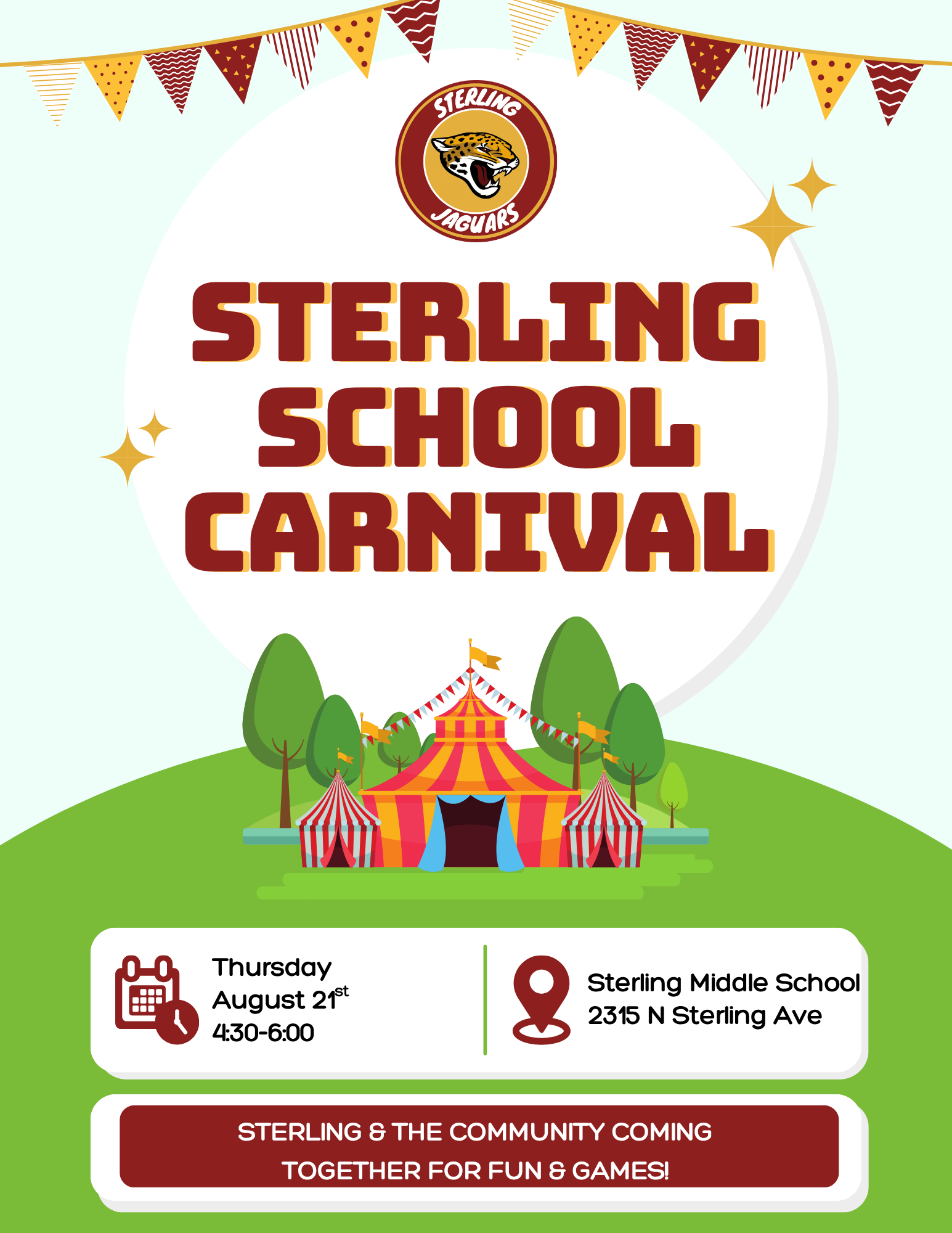 school carnival flyer