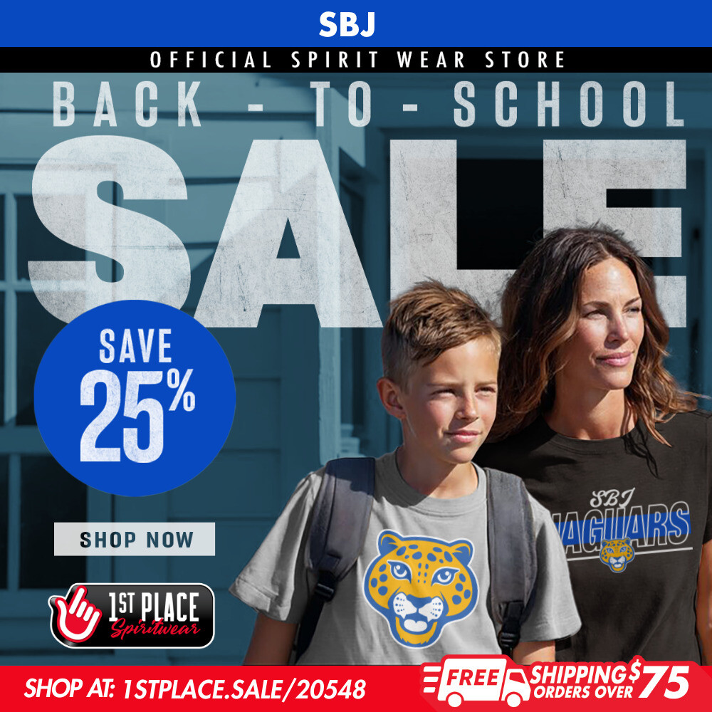 SBJ Spiritwear Store Flyer