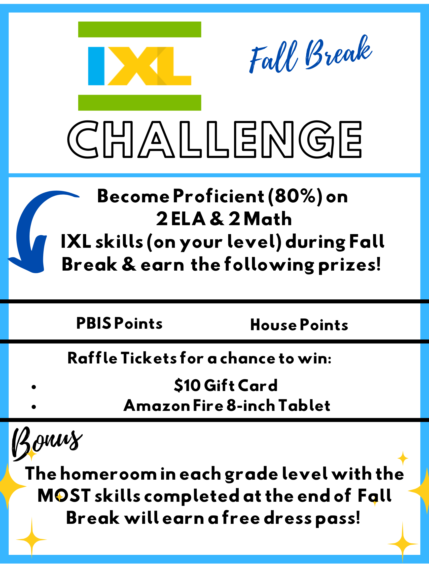 ixl fall challenge