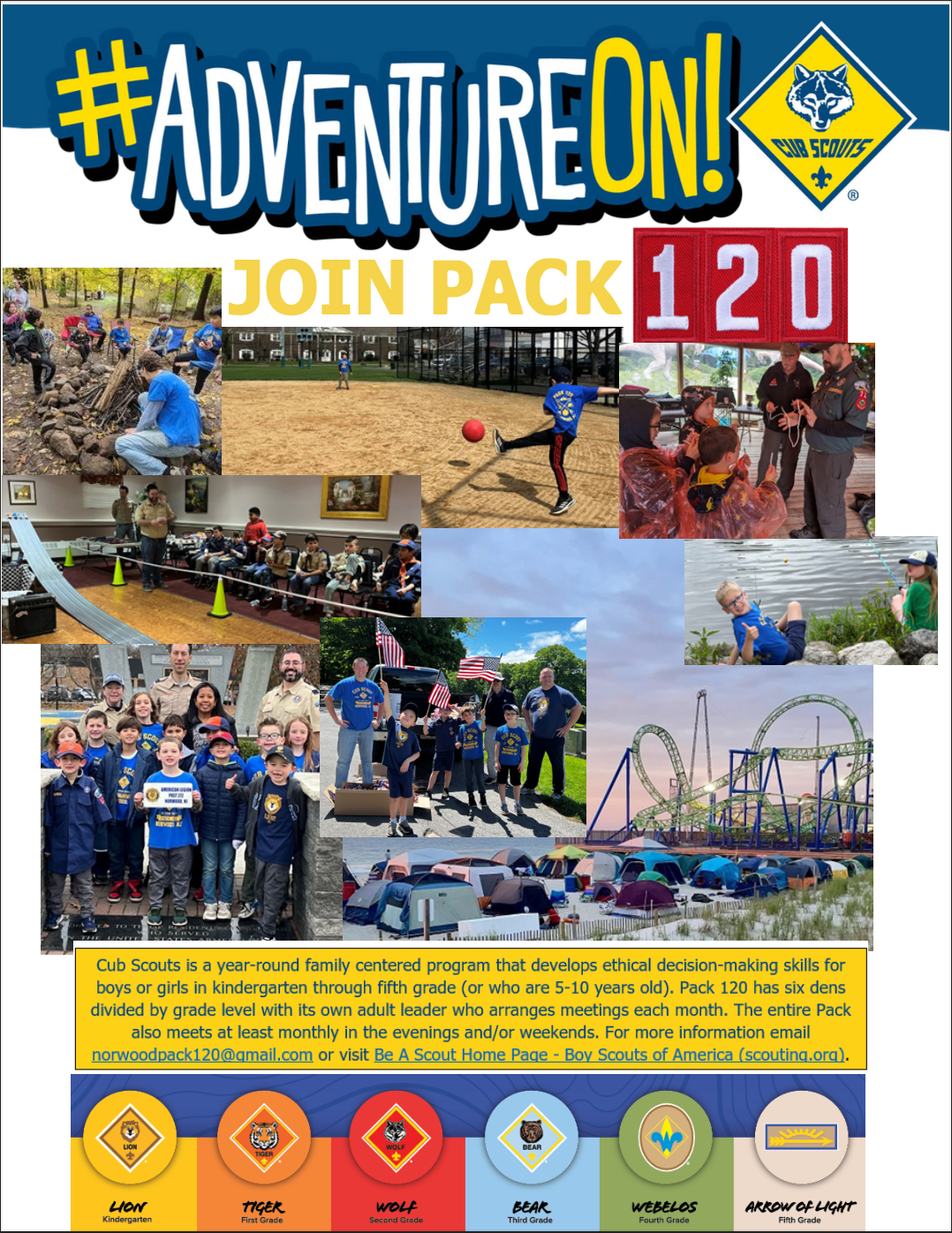 Cub Scout flyer 1 of 2