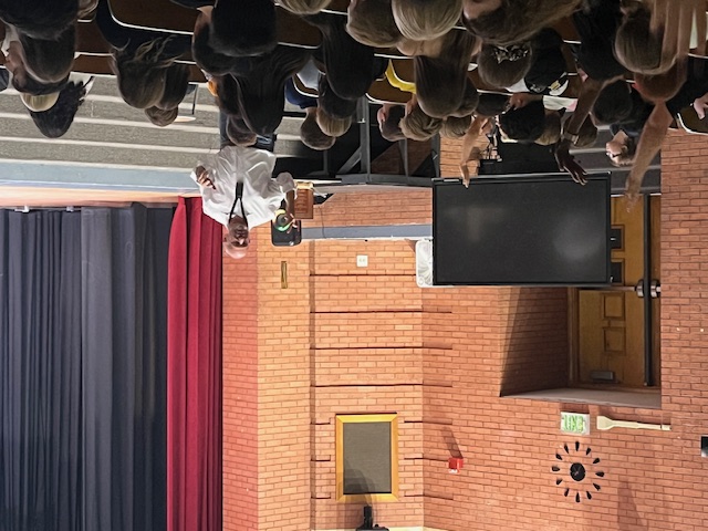 Rabi speaking at Merrill