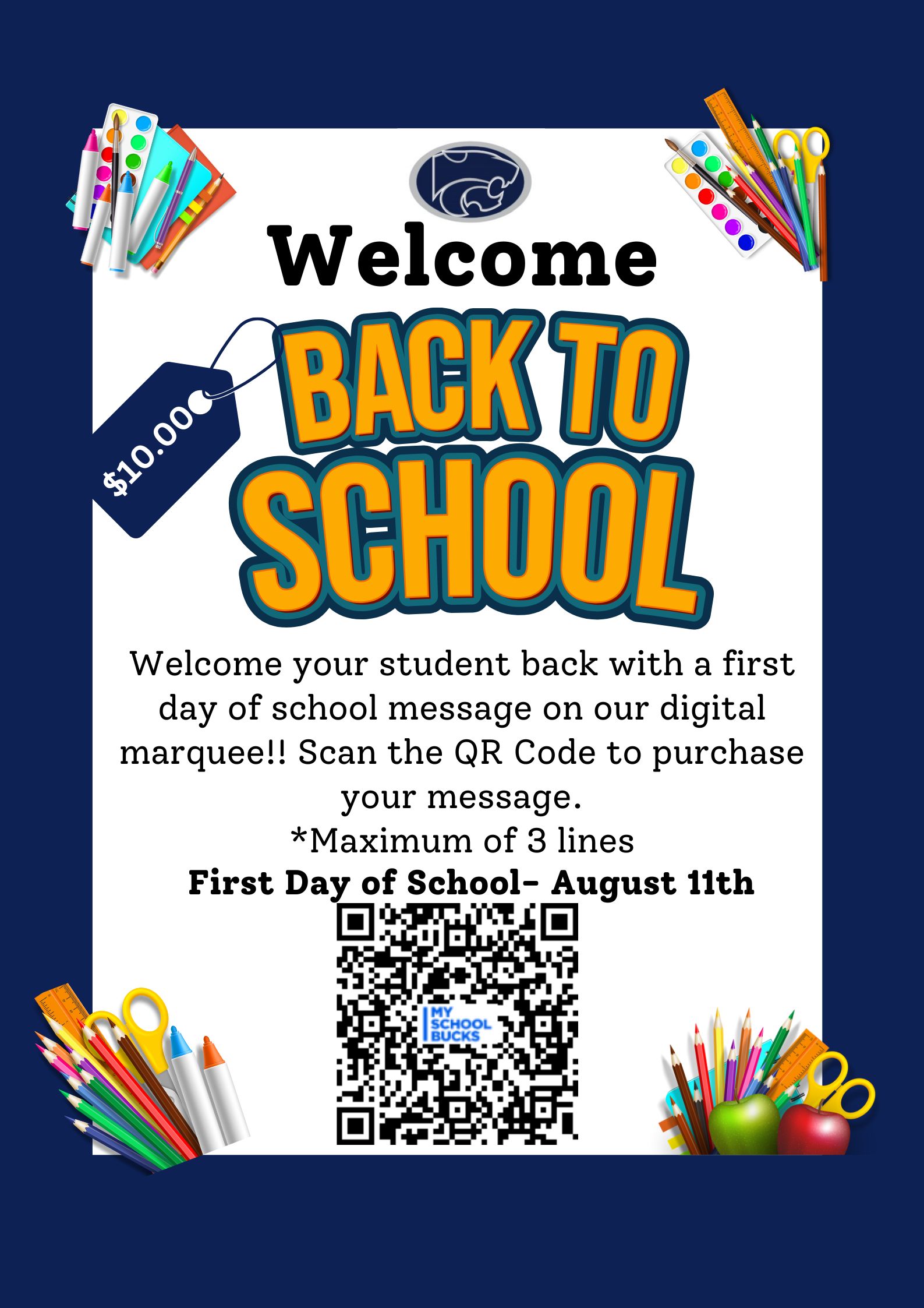 back to school message