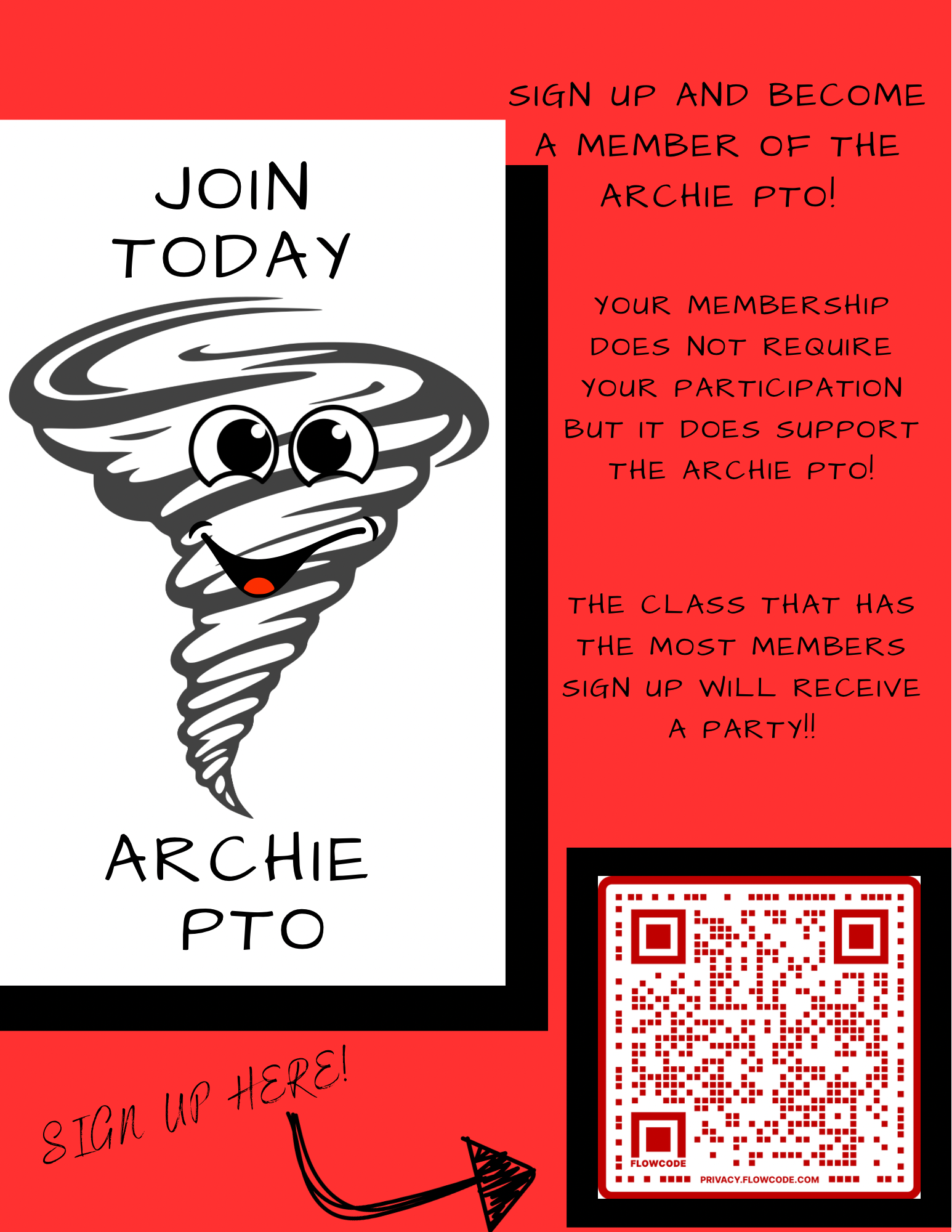 PTO-join and help your child win a party