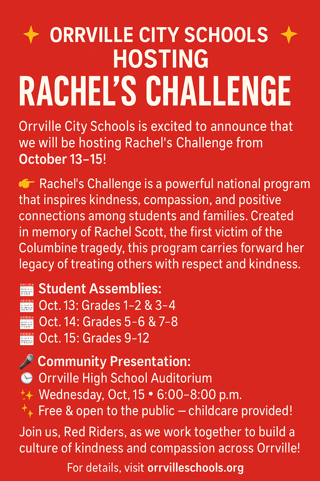 Rachel's Challenge 