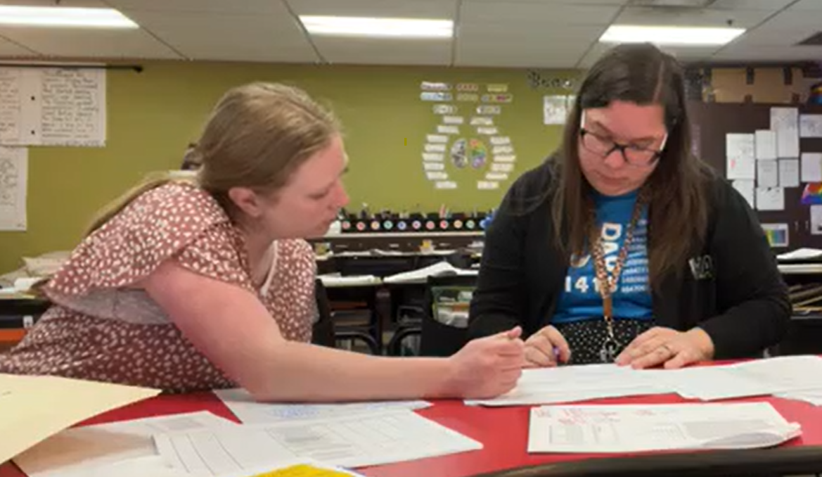 Staff doing data planning