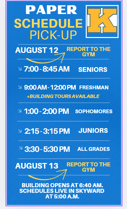 Paper Schedule