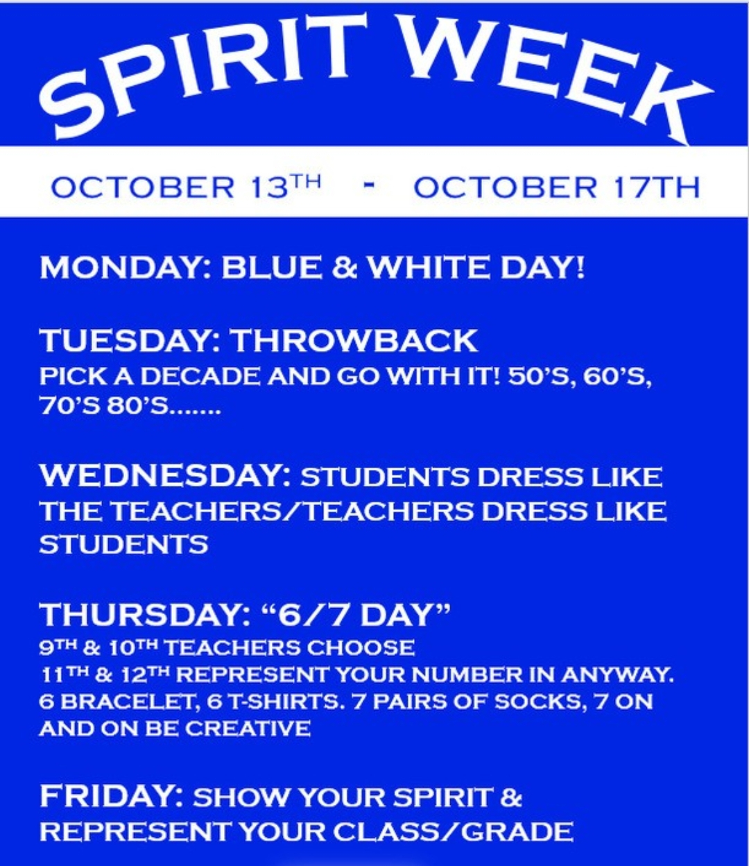 Spirit Week
