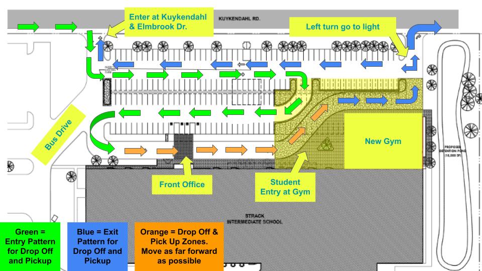 arrival and dismissal map