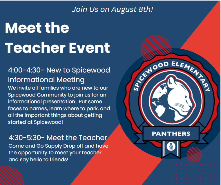 Meet the Teacher Info Flyer