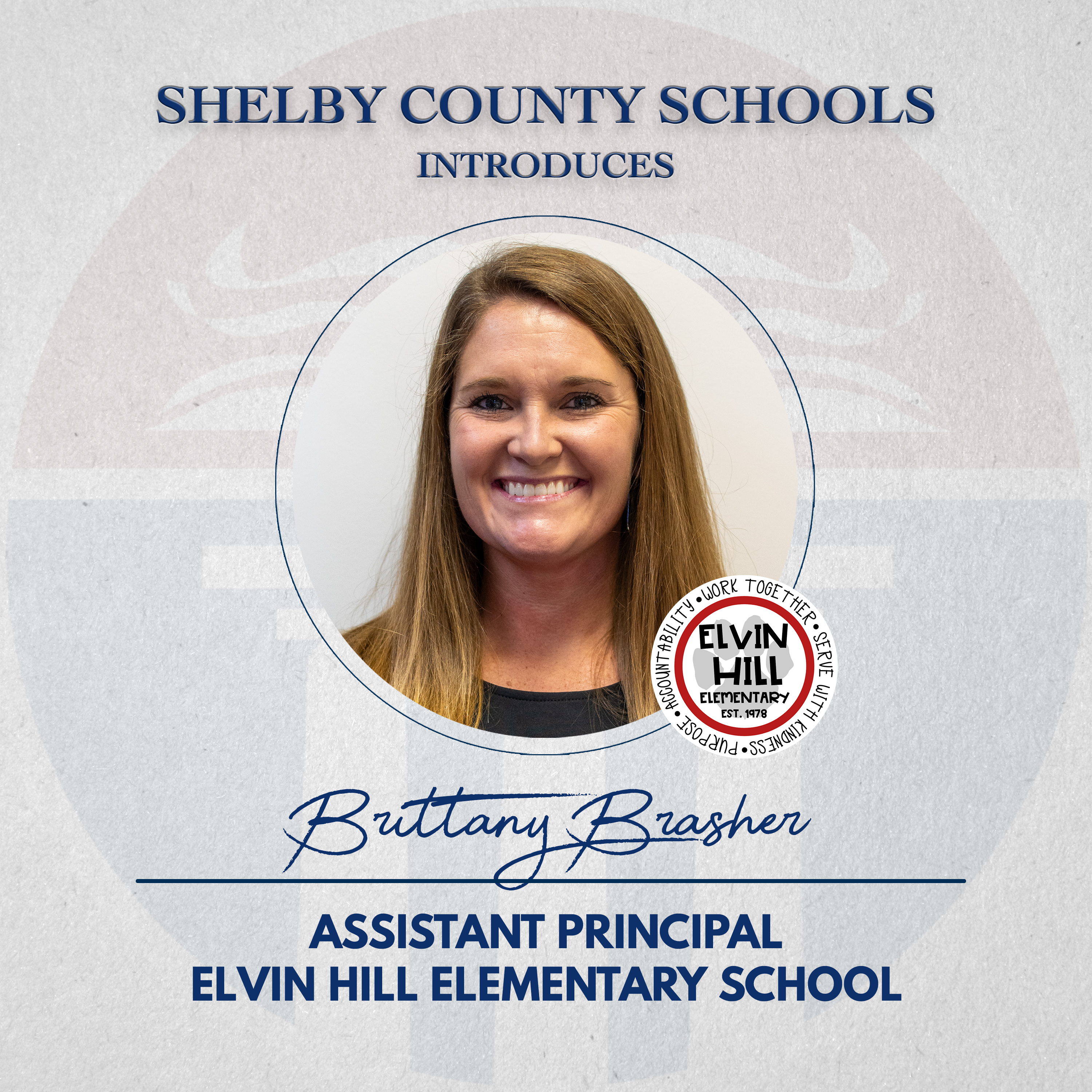 Brittany Brasher Assistant Principal at Elvin Hill Elementary School 